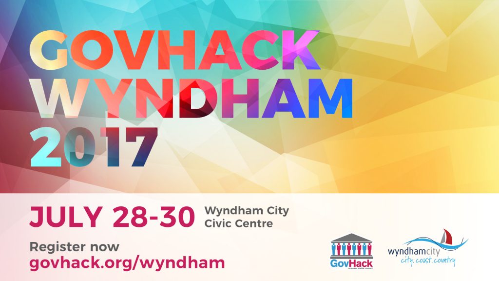 GovHack Wyndham 2017 TV slide