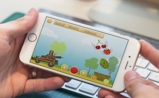 Grumpy Fruits app design and development featured image