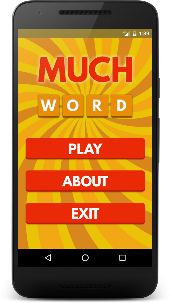 Muchword app design and development menu